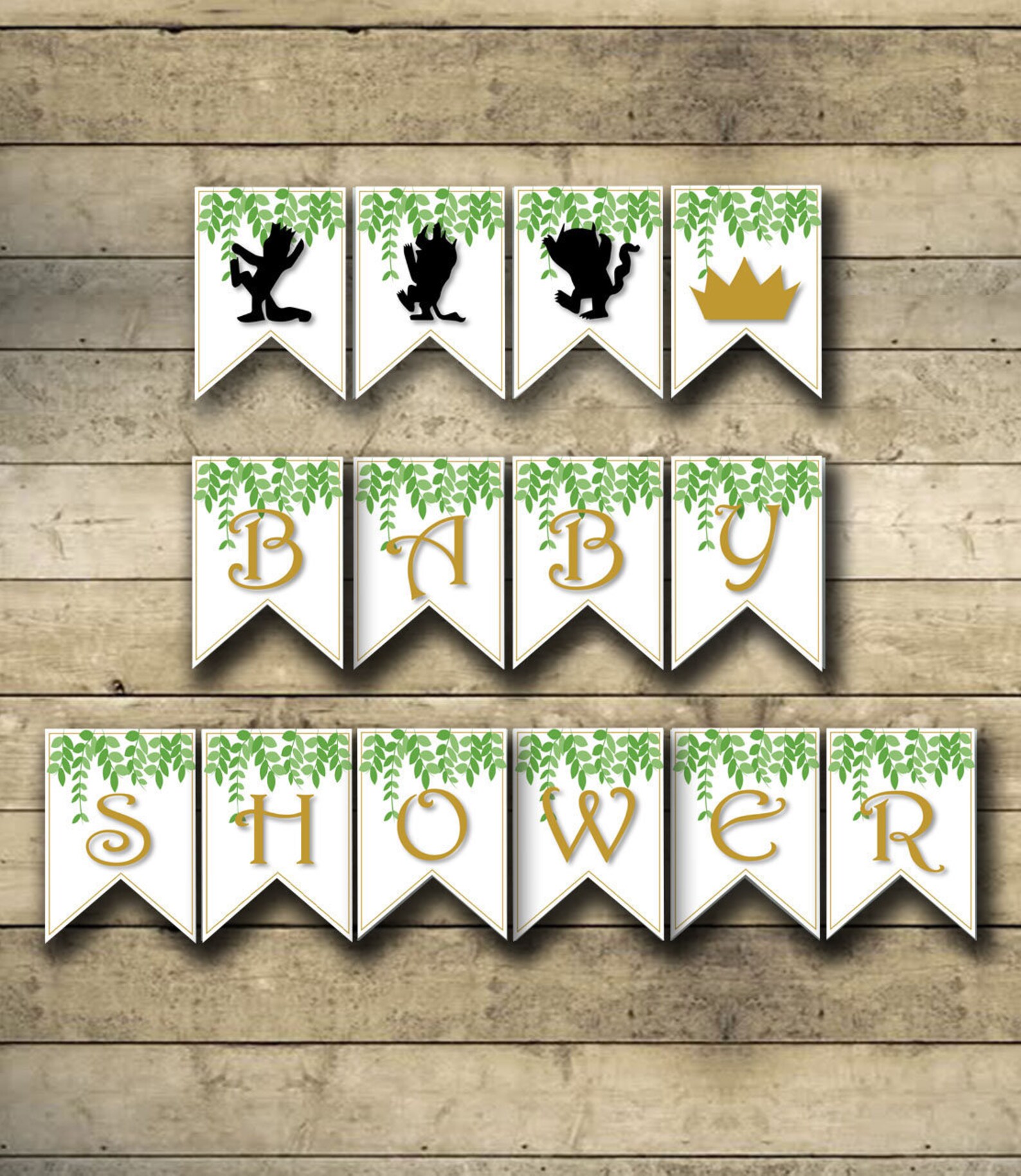 Where the Wild Things Are Baby Shower Party Package Baby Etsy