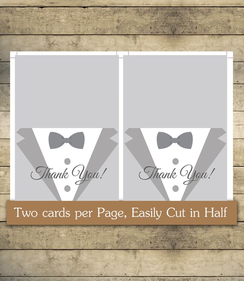 Bow Tie Baby Shower Thank You Cards Boy Baby Shower Thank Yous Etsy