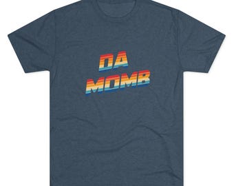 da momb rainbow mother's day tshirt, ultra soft tri-blend, by highway kind, T-Shirt | Vintage Tree Graphic Tee