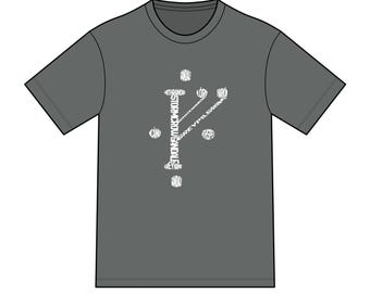 Los muchos nombres de Gandalf en forma de runa, por Highway Kind / Camiseta, Distrito DM130 TriBlend