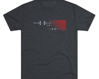 yavin de highway kind, camiseta / estampado abstracto minimalista en el pecho