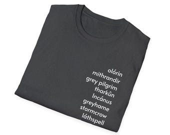 Camiseta con los muchos nombres de Gandalf de Highway Kind