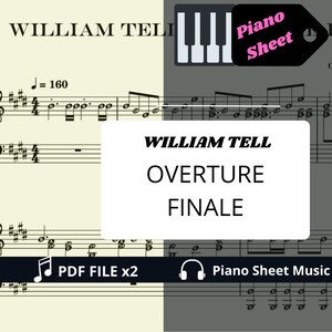 Wilhelm Tell Ouvertüre Finale | Selbstlernende Klaviernotenmusik mit Buchstabennamen