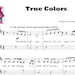 True Colors (trolls) | Piano Sheet Music Score for Grade 5 ...