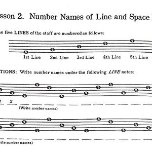 Music Note Names Worksheets | 30 Sheets for Theory Lessons PDF VERY ...