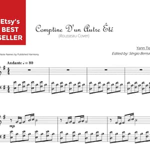 COMPTINE D&#39;un Autre Ete | ピアノ楽譜 + 音名入り無料楽譜（独学ピアニスト向け、グレード4）