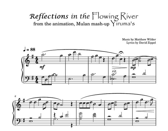 Reflections Sheet music for Piano (Solo)