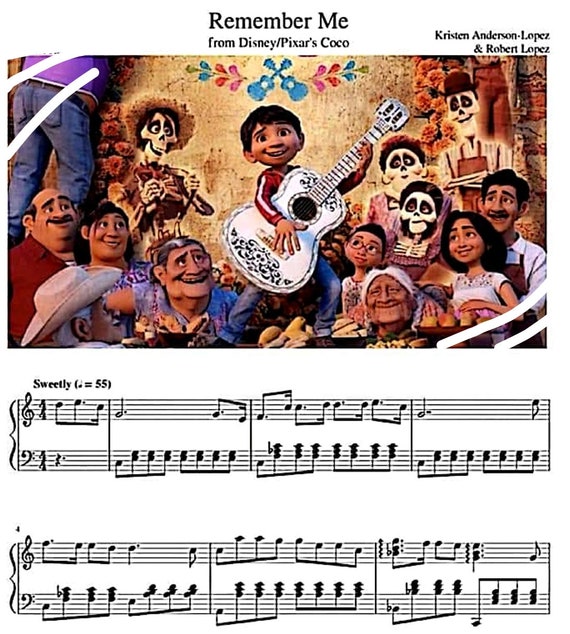 Buy Remember. Me. COCO. | Piano PDF Beginner + Grade 3 + Free