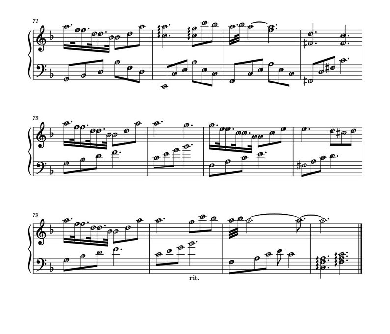 Only - Lee Hi | Piano Sheet Music Score With Note Names Medium ...