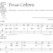 True Colors (trolls) | Piano Sheet Music Score for Grade 5 ...