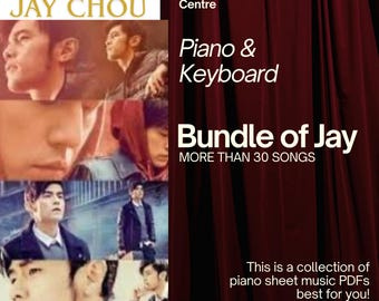 Bundle of Jay 周杰伦 Piano Sheet Music Score PDF Collection
