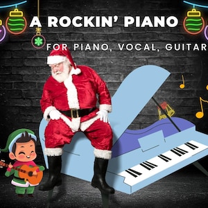 A Rockin’ Christmas for Piano Vocal Guitar E-book of Songs Music Sheets