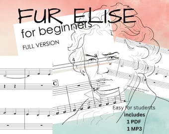 Fur Elise - Beethoven | Beginner Simplified Full Version Students Classes