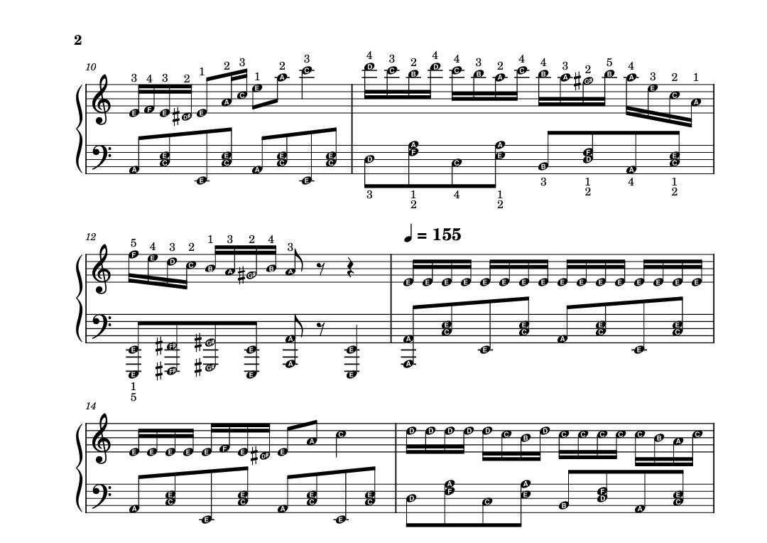 Play Rush E (Intermediate) Music Sheet