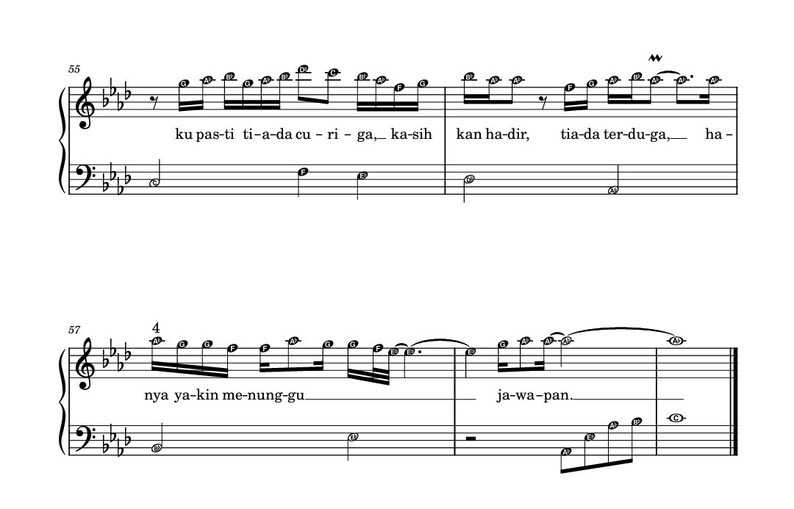 Bukan Cinta Biasa - Grade 2 Piano Notes Sheet Music Lagu Melayu Siti