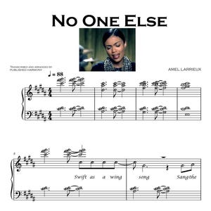 No One Else av Amel Larrieux | Noter för pianopartitur med nottexter
