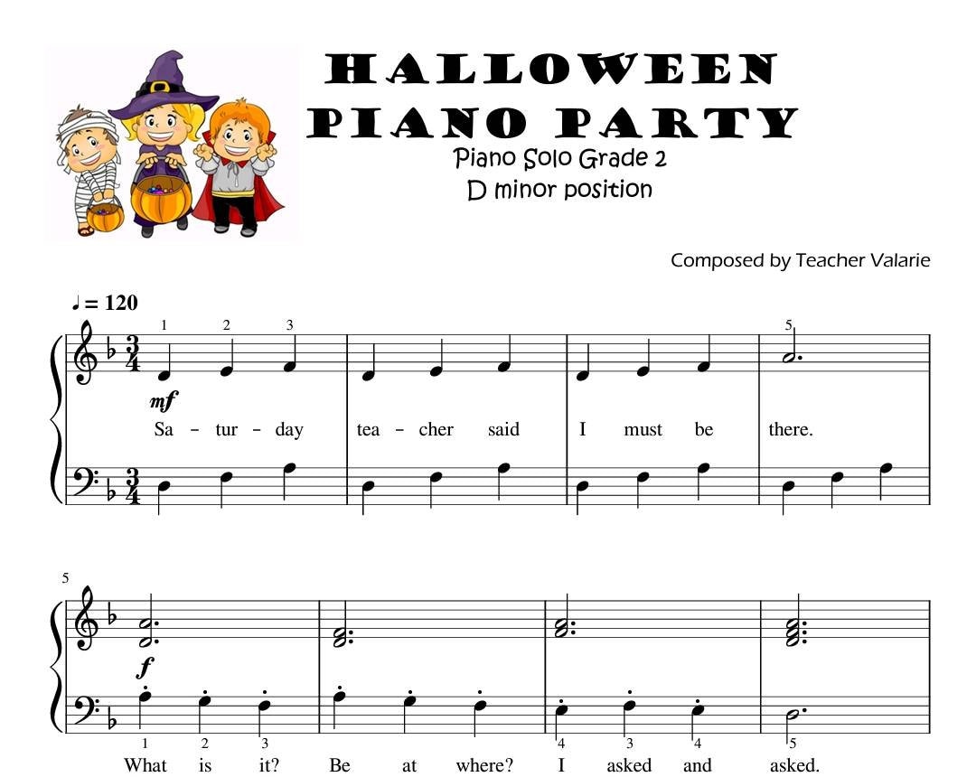 Halloween Songs for Piano