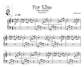 Fur Elise Original Version - Etsy