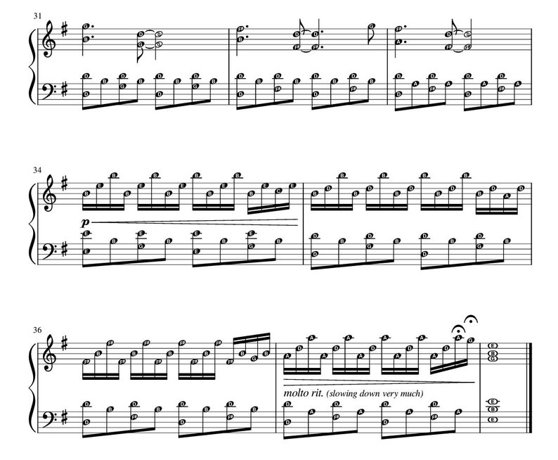 COMPTINE D'un Autre Ete | Piano Sheet Music + Free Sheet With Note ...