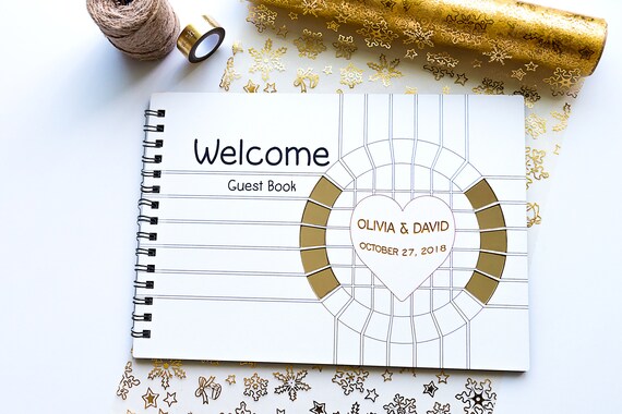 Wedding Guest Book Wooden Guest Wedding Album Sign In Book Custom Guest Book Rustic Guest Book Guest Album Wedding Book Memory Book