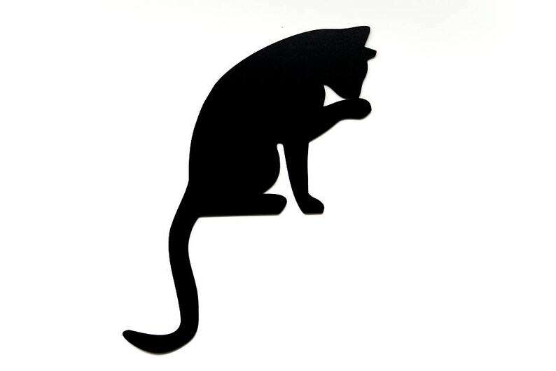 Cats door toppers or shelf displays Black cat door frame Etsy