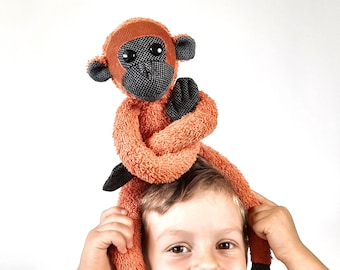 Macaco de brinquedo Terry laranja