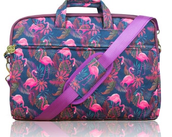 IMOBABY Gerbera Plant Flower Colorful_ Laptop Bag Canvas Messenger Shoulder Bag Briefcase Fits 15-15.4 inch IMOBABY Gerbera Plant Flower Colorful_ Laptop Bag Canvas Messenger Shoulder Bag Briefcase Fits 15-15.4 inch