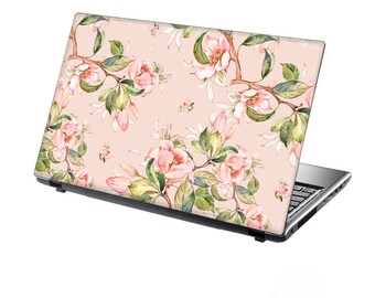 TaylorHe Laptop Skin Sticker Elegant Floral Pattern