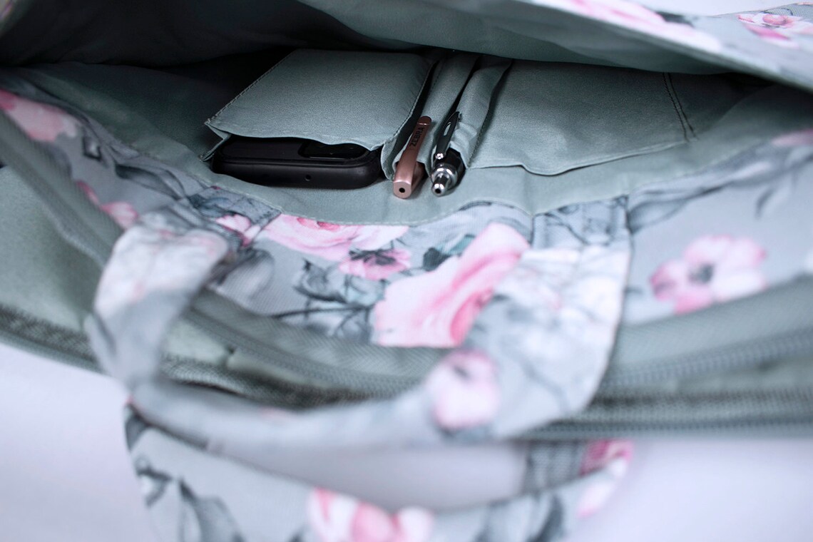 Laptop-Umhängetasche Nylon - Bunte Tasche Mit Schmetterlings-Muster