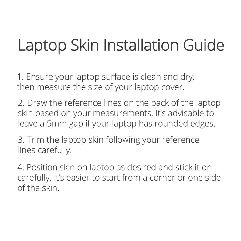 TaylorHe Laptop Skin Sticker Abstract Art