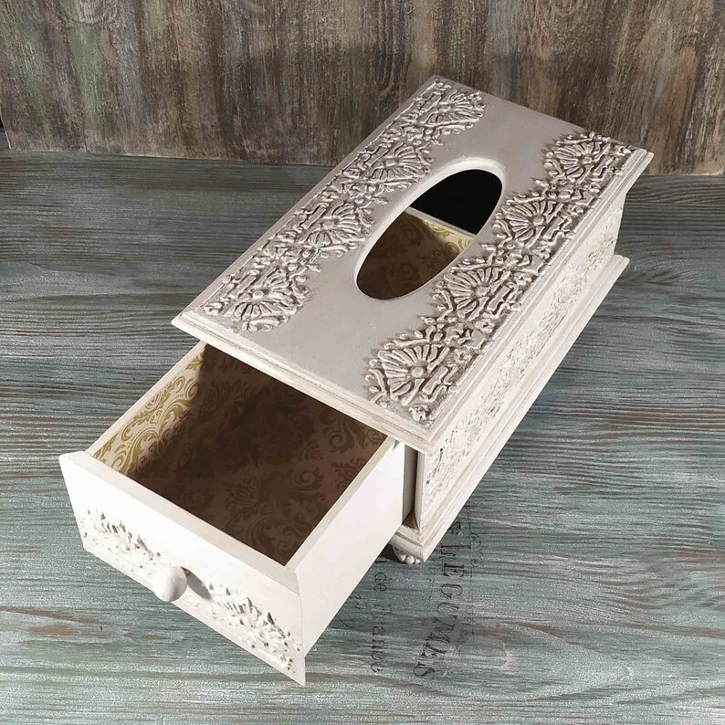 DIY Holz Taschentuchbox - 6 Stück Zum Selbstgestalten Für Haus & Büro