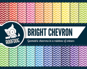 Digital paper Instant download | Chevron pattern rainbow | Digital scrapbook seamless background | printable paper clipart | commercial use