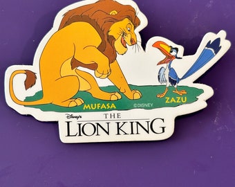 Vintage 1990’s The Lion King Disney Animation Cardboard Movie Promo Pin