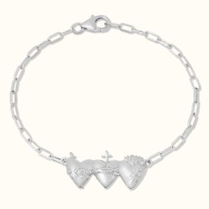 Holy Family Hearts® Consecration Bracelet in 925 Sterling Silver