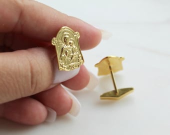 St. Joseph Cufflinks in Gold Vermeil*Made to Order*