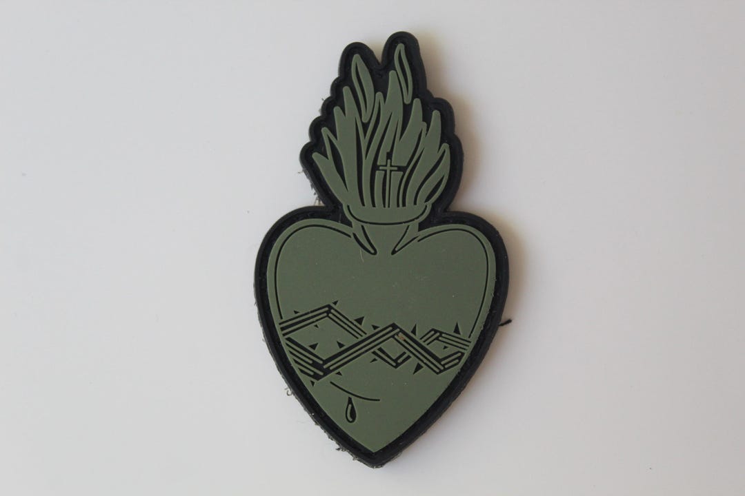 Sacred Heart Tactical Patch - Etsy