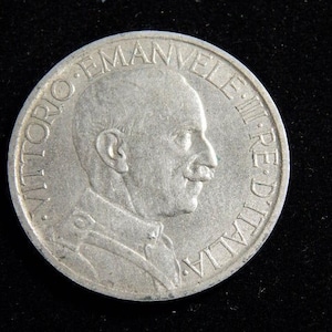 1923 2 lira italian coin