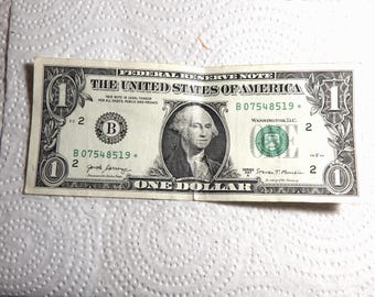 1 dollar 2017a Washington star note.  (B07548519* )