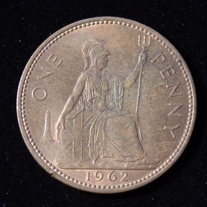 1962 great britain one penny