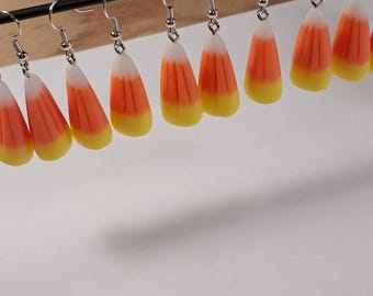 Orecchini di mais caramelle di Halloween
