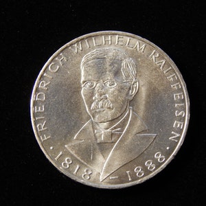 1968 J 5 Mark Silber Münze #C