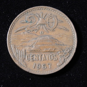1967 mexico 20 centavos