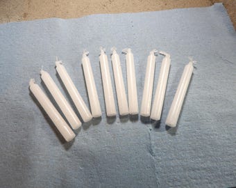 10ct emergency candles hiking camping black outs.