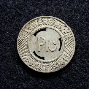 philadelphia camden bridge token 1950,s vintage