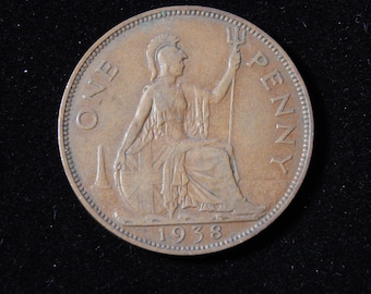 1938 great britain one penny