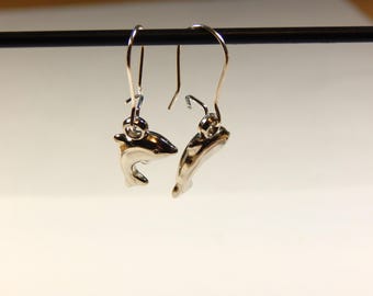 dolphin / porpoise earrings