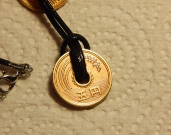 50 yen Japan coin necklace