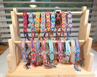woven friendship bracelet 1/2 wide size 7-9