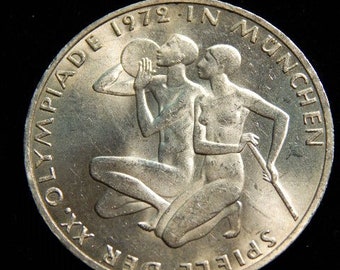 1972  10 mark Federal Republic of Germany  .625 ( silver )