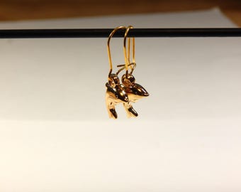 dolphin / porpoise earrings